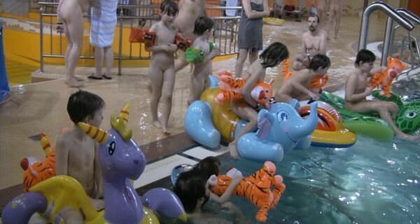 FKK video - Nudists sports and pool