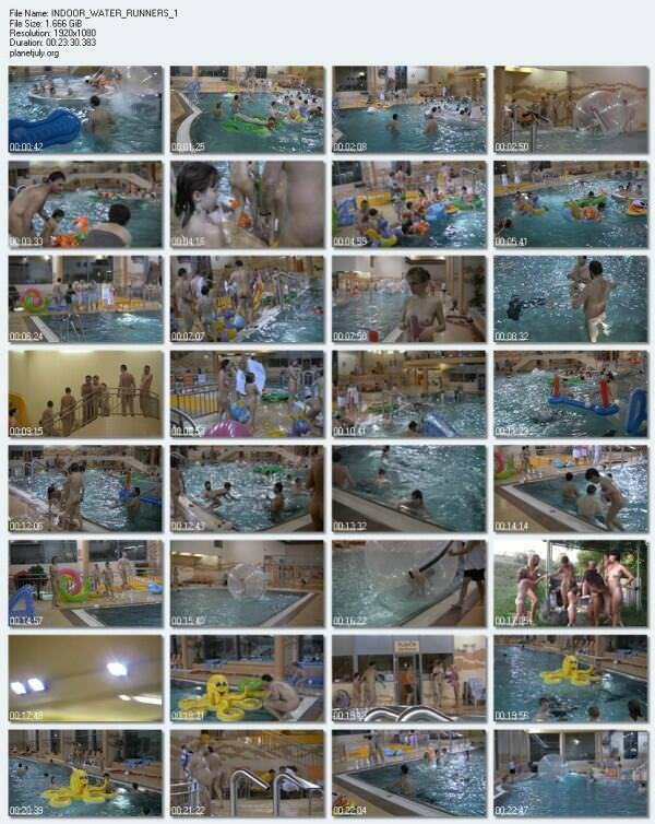 FKK video - Nudists sports and pool